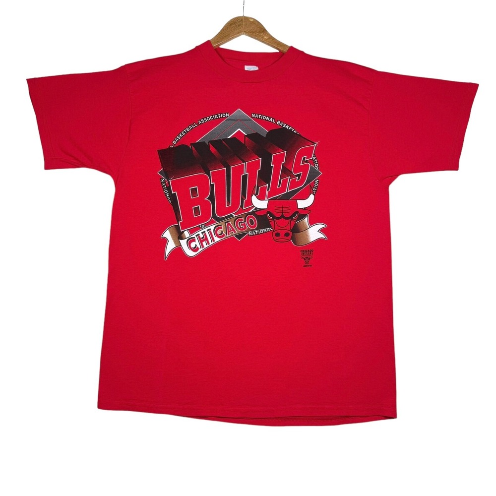 Vintage 90s Chicago Bulls Logo 7 Shirt Basketball - Men's XL